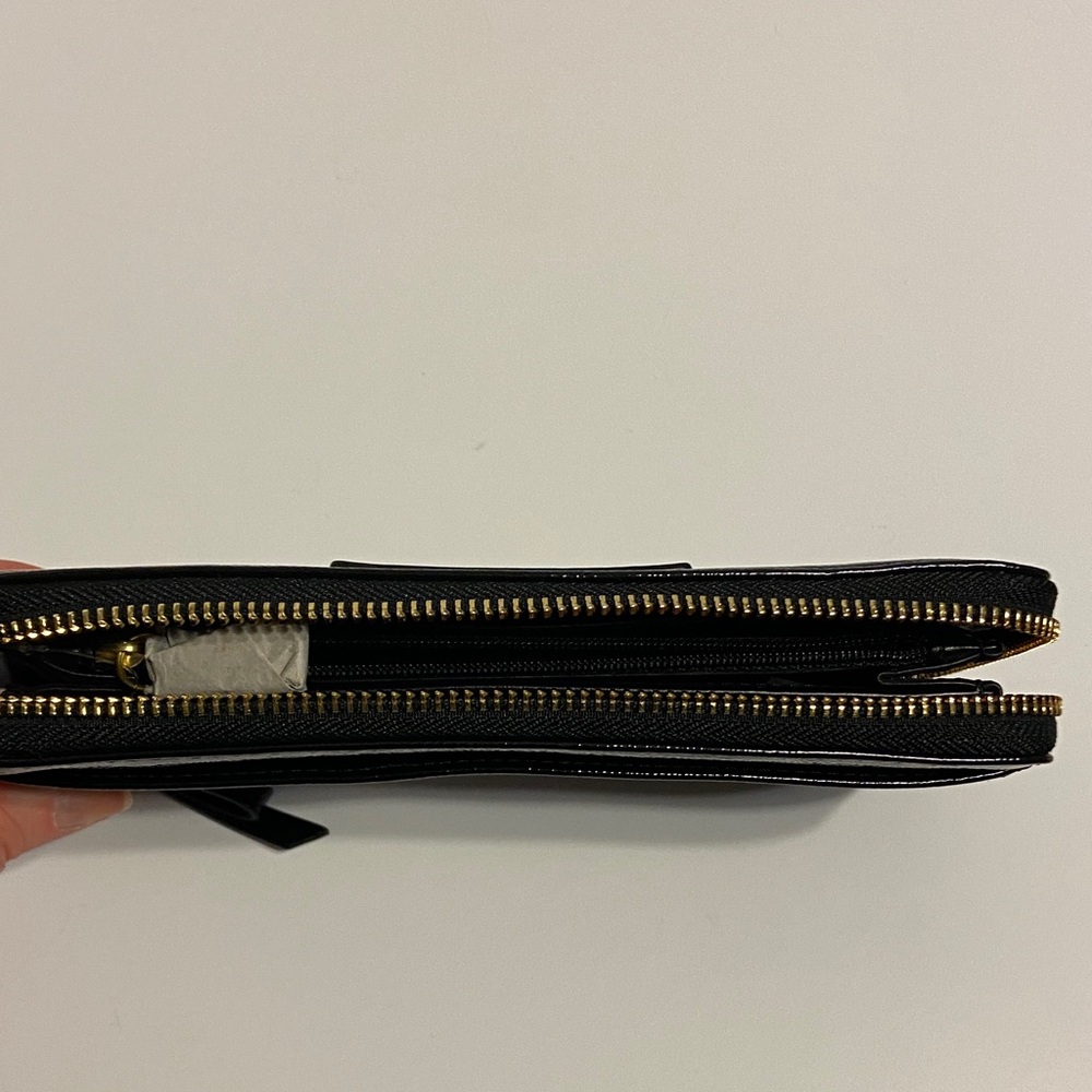 Coach poppy patent Leather long Zip Wallet - Picture 11 of 11